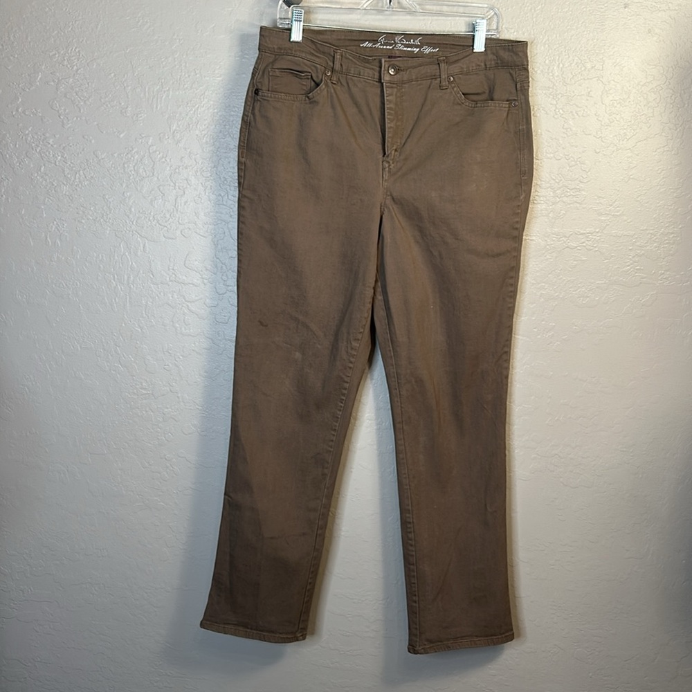 Gloria Vanderbilt Brown All Around Slimming Effect Pants